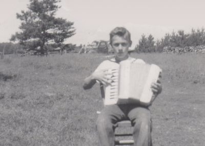 Larry Lynne on the Farm in 1952